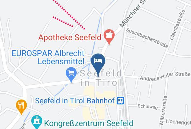 Innsbruck Land - Hotel Central Seefeld Familie Olhafen Maps