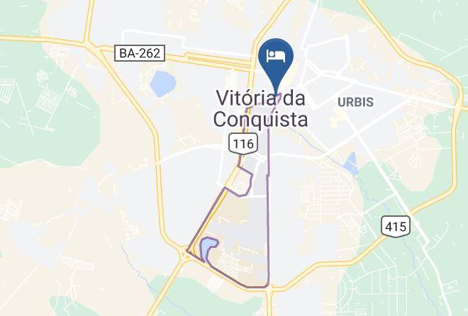 Vitoria Daquista - Hotel Central Maps