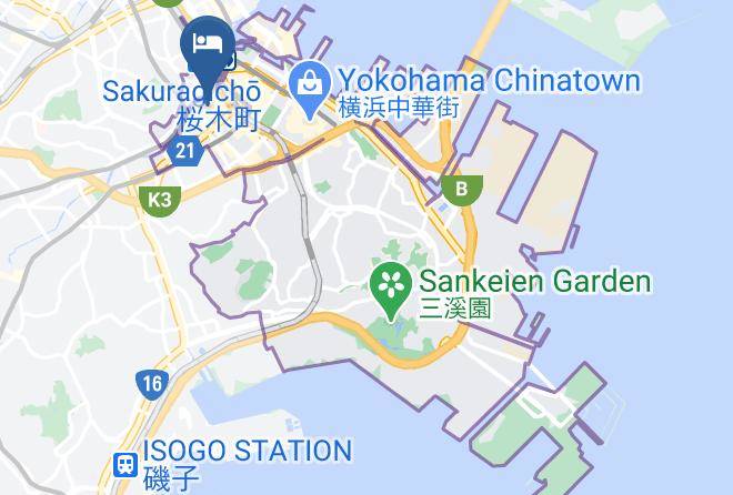 Hotel Central Yokohama Map