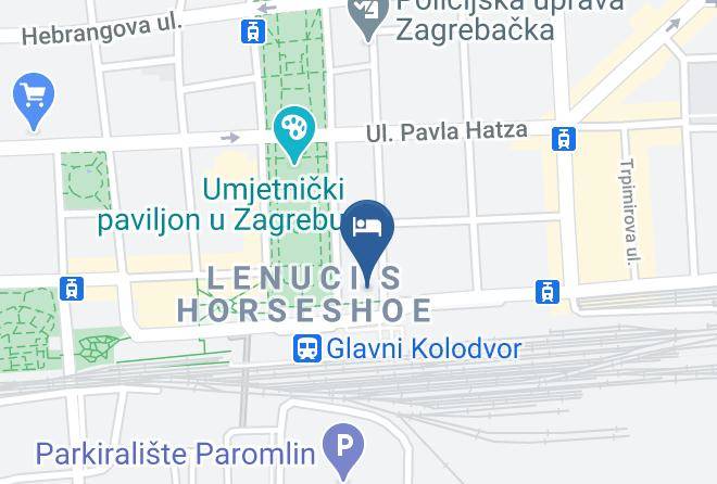 Zagreb - Hotel Central Maps