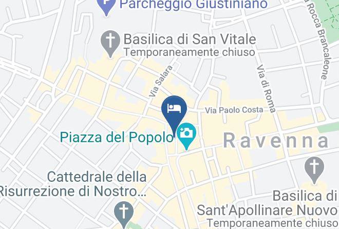 Ravenna - Hotel Centrale Byron Maps