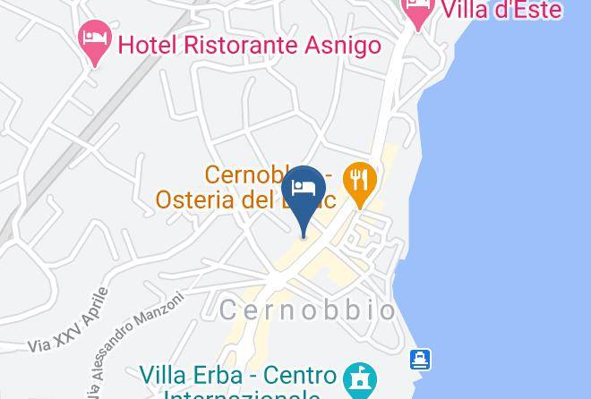Como - Hotel Centrale Maps