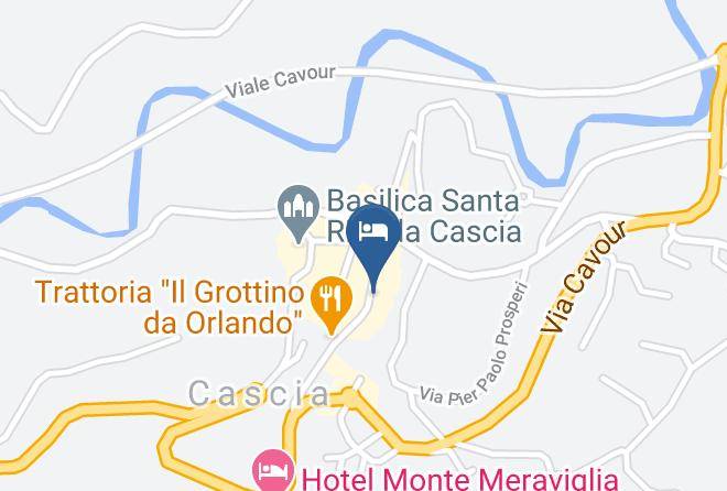 Perugia - Hotel Centrale Cascia Maps