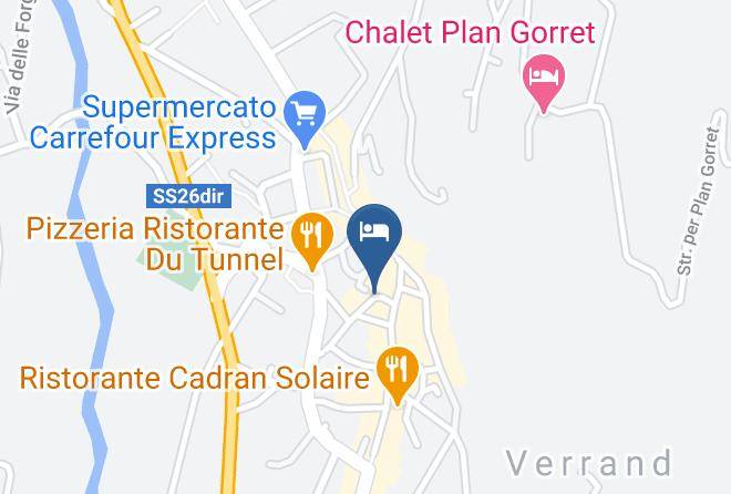 Aosta - Hotel Centrale Courmayeur Maps