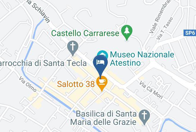 Padua - Hotel Centrale D'este Maps