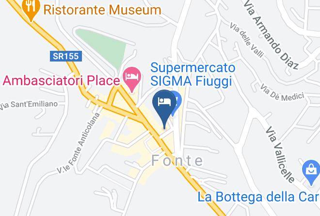 Frosinone - Hotel Centrale Maps