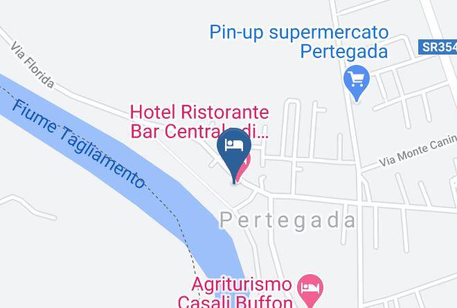 Udine - Hotel Centrale Pertegada Maps