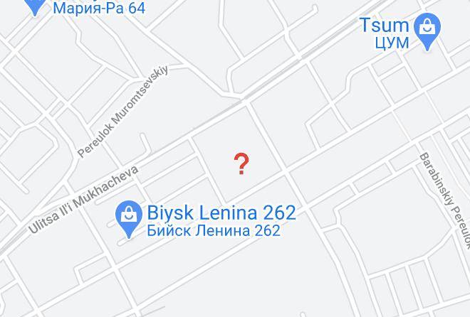 Biysk - Hotel Centralnaya Maps