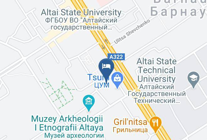 Barnaul - Hotel Centralny Barnaul Maps