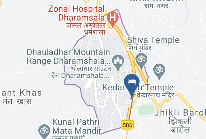Dharmsala - Hotel Centre Point Restaurant & Bar Maps