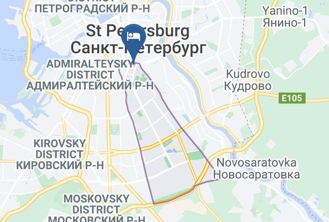 Saint Petersburg - Hotel Centre Sport Spb Maps