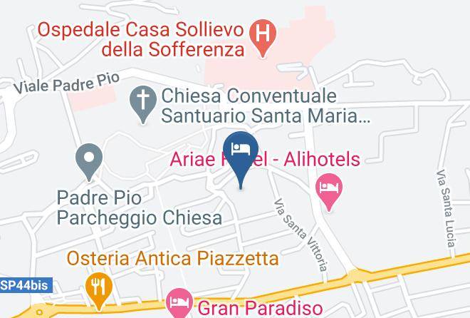 Foggia - Hotel Centro Di Spiritualita Padre Pio Maps