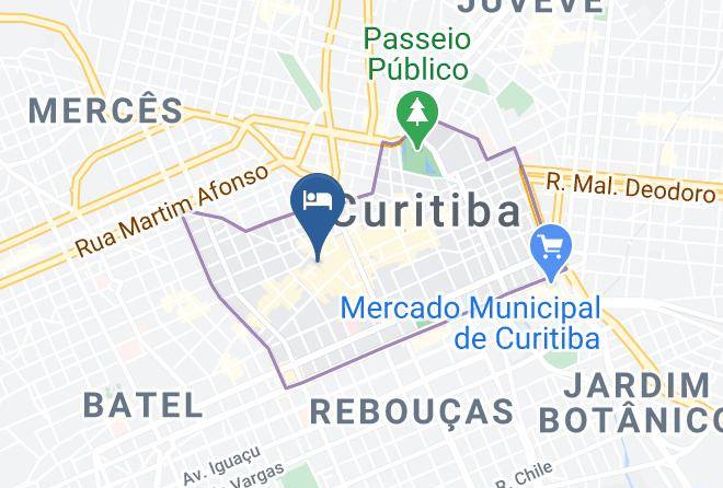 Curitiba - Hotel Centro Europeu Maps