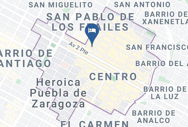 Heroica Puebla De Zaragoza Puebla - Hotel Centro Historico Maps