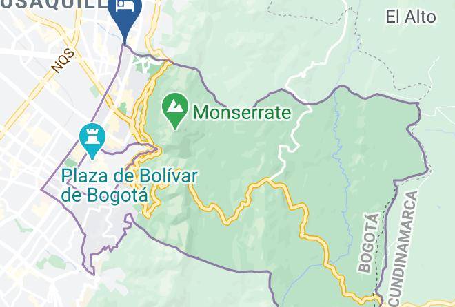 Bogota - Hotel Centro Internacional Maps