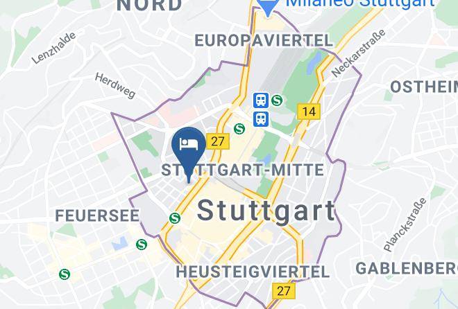 Stuttgart - Hotel Centro Stuttgart Maps