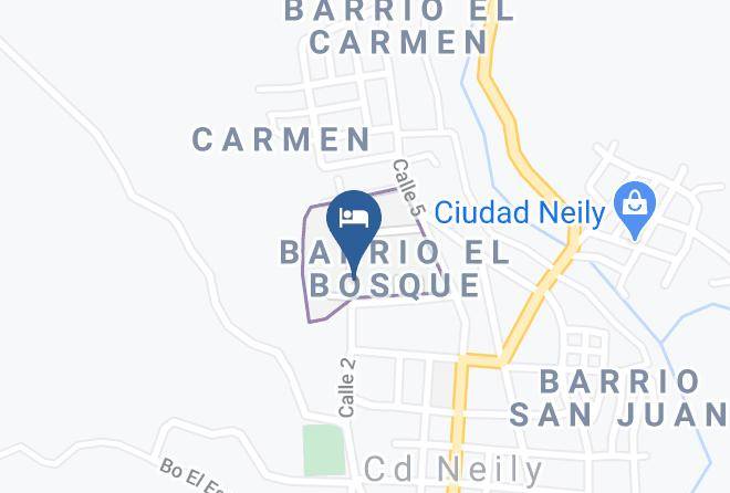 Corredores - Hotel Centro Turistico Neily Maps