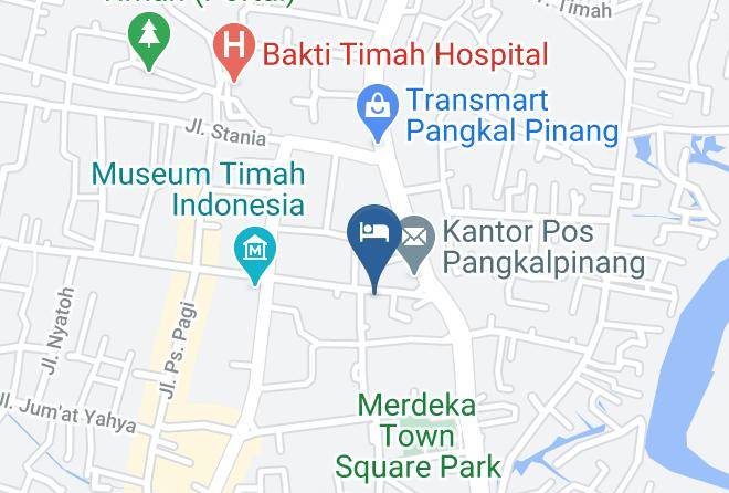 Kota Pangkal Pinang - Hotel Centrum Maps