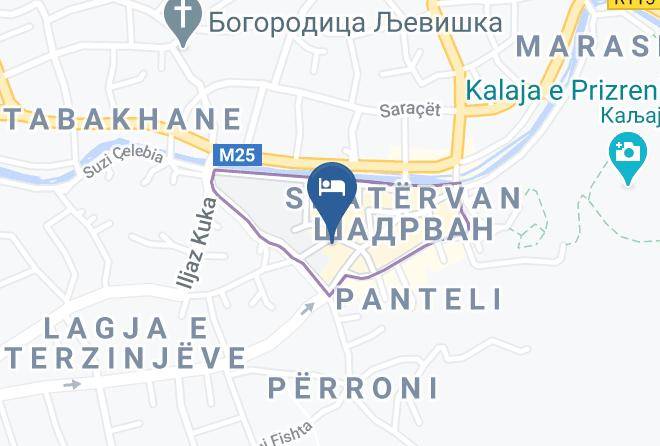 Prizren - Hotel Centrum Prizren Maps