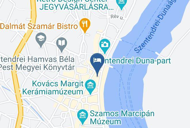 Szentendre - Centrum Hotel & Cafe Maps