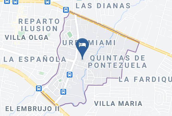 Santiago De Los Caballeros - Hotel Century Plaza Maps