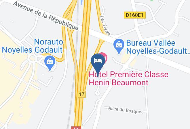 Pas De Calais - Hotel Cerise Lens Maps