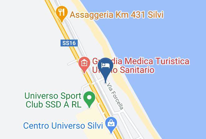 Teramo - Hotel Cerrano Maps