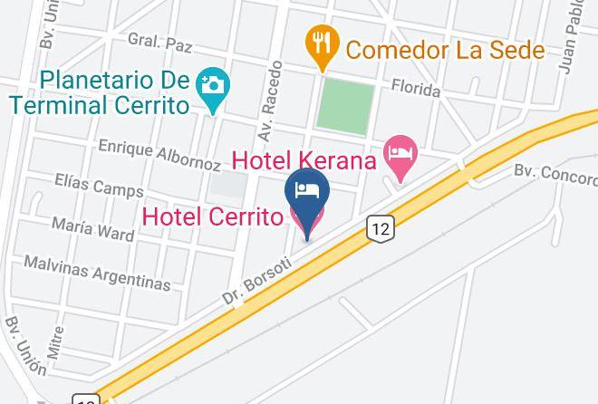 Parana - Hotel Cerrito Maps