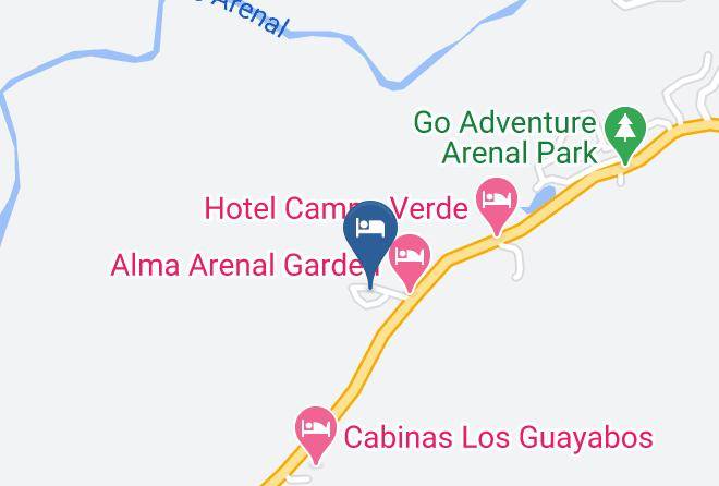 Hotel Cerro Arenal Map