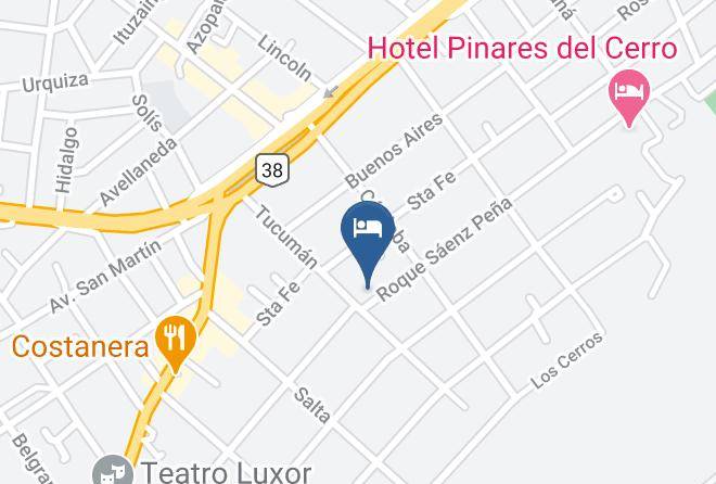 Santa Maria Department - Hotel Cerro Azul Maps