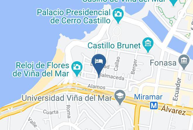 Valparaiso Province - Hotel Cerro Castillo Maps