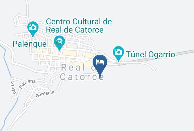 Catorce - Hotel Cerro Del Oregano Maps