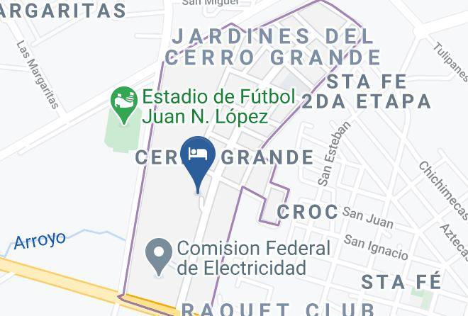 La Piedad - Hotel Cerro Grande Maps