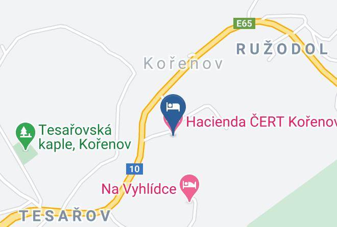 Jablonec Nad Nisou - Hotel Cert Korenov Maps