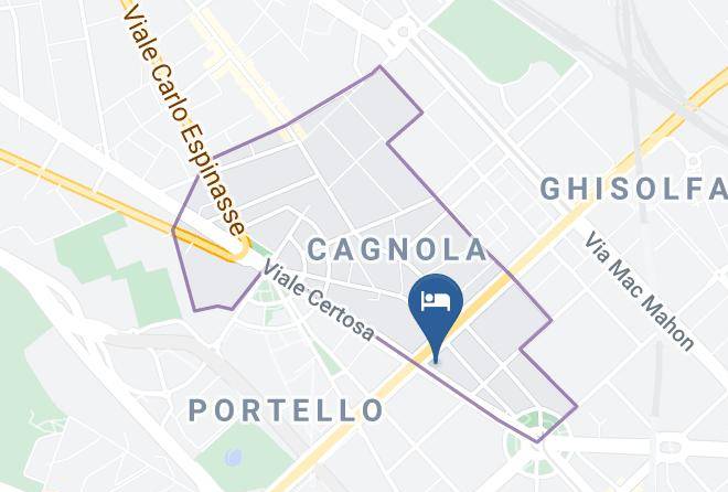 Milan - Hotel Certosa Maps