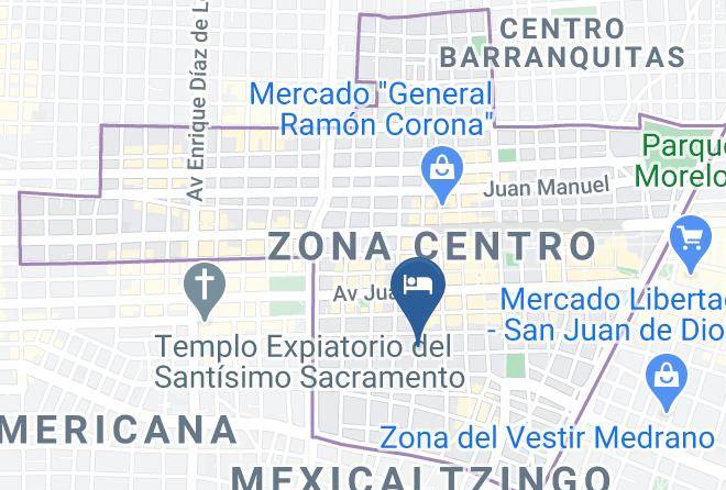 Guadalajara - Hotel Cervantes Maps