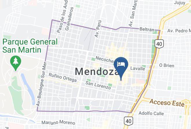 Mendoza - Hotel Cervantes Maps