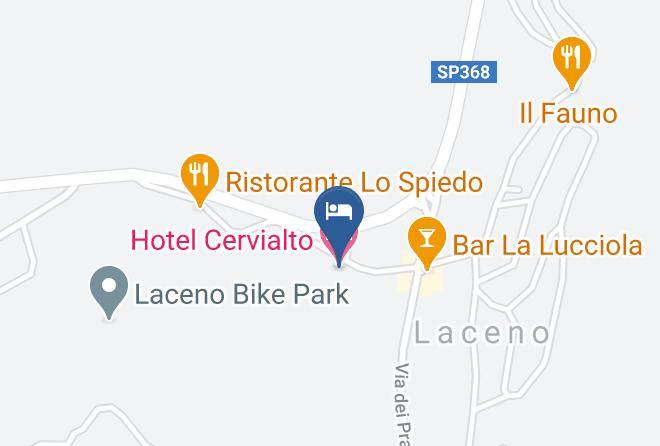 Hotel Cervialto Map
