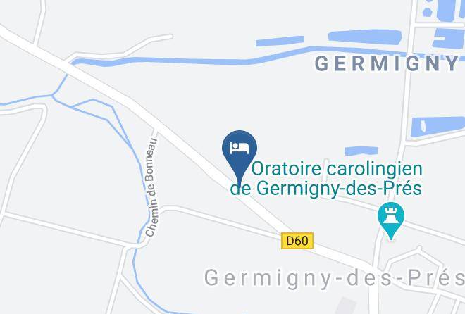 Loiret - Hotel Cervina Pres D'orleans Maps