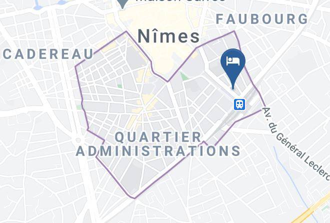 Gard - Hotel Cesar Nimes Maps