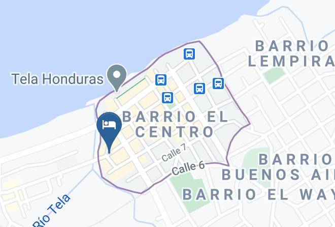 Tela - Hotel Cesar Marisco Anexo Maps