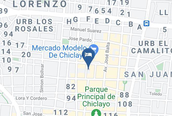 Chiclayo - Hotel Cesar's Maps
