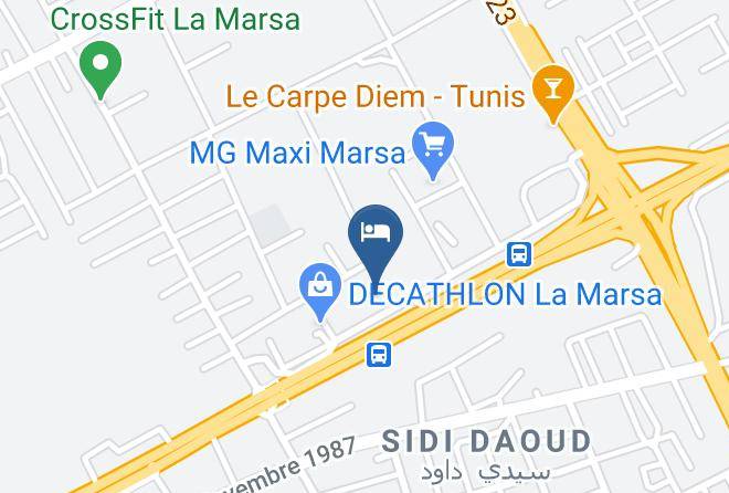 Tunis - Hotel Cesar Maps