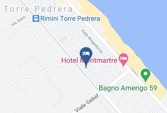 Rimini - Hotel Cesari Maps