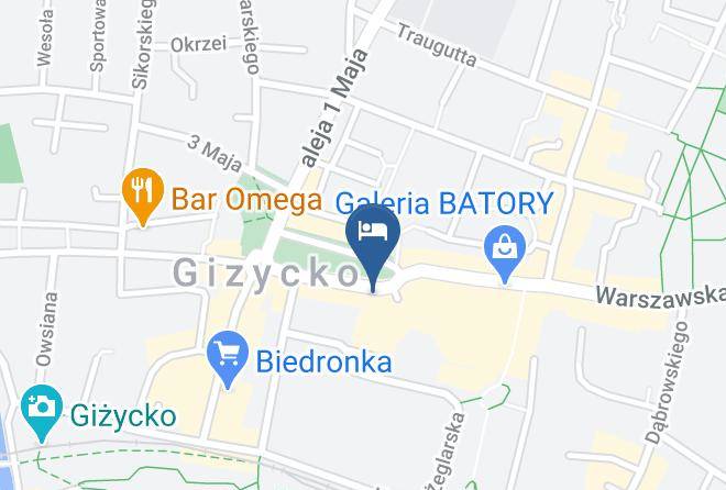 Gizycki - Hotel Cesarski Maps