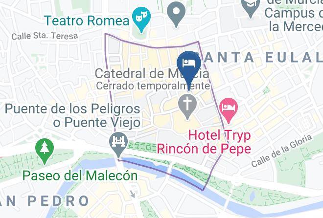 Murcia - Hotel Cetina Murcia Maps