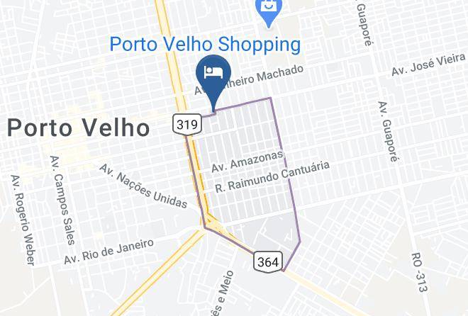 Porto Velho - Hotel Ceus De Rondonia Maps