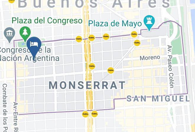 Autonomous City Of Buenos Aires - Hotel Cevallos Maps