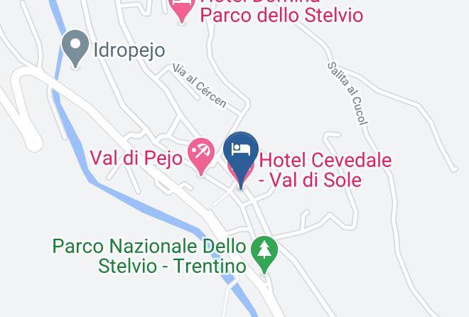 Trento - Hotel Cevedale Val Di Sole Maps