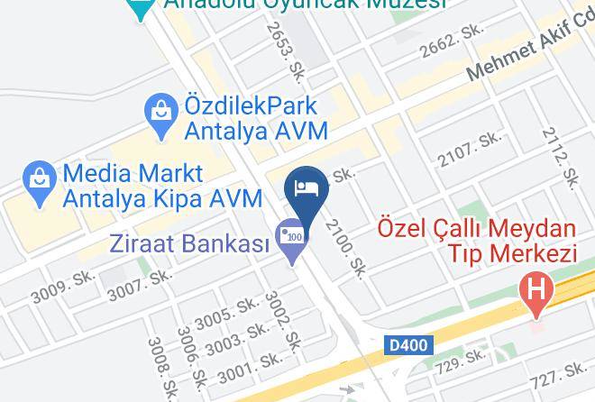 Kepez - Otel Cevik Palace Maps